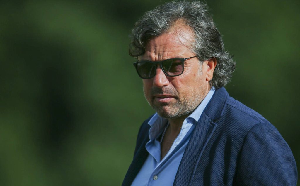 Italy: Preseason 2020-21 SSC Napoli Dimaro Folgarida SSC Napoli s Italian sports director Cristiano Giuntoli during the